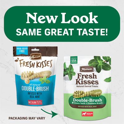 Merrick Fresh Kisses Mint Dental Dog Chews Medium