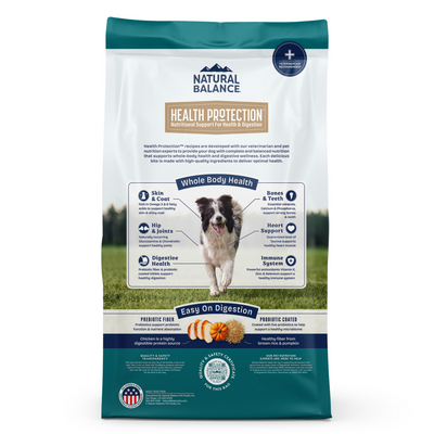Natural Balance Health Protection Dry Dog Food, Chicken, Brown Rice & Pumpkin Recipe