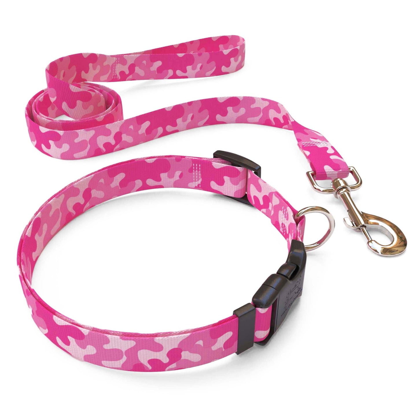 Pink Camo Dog Collar