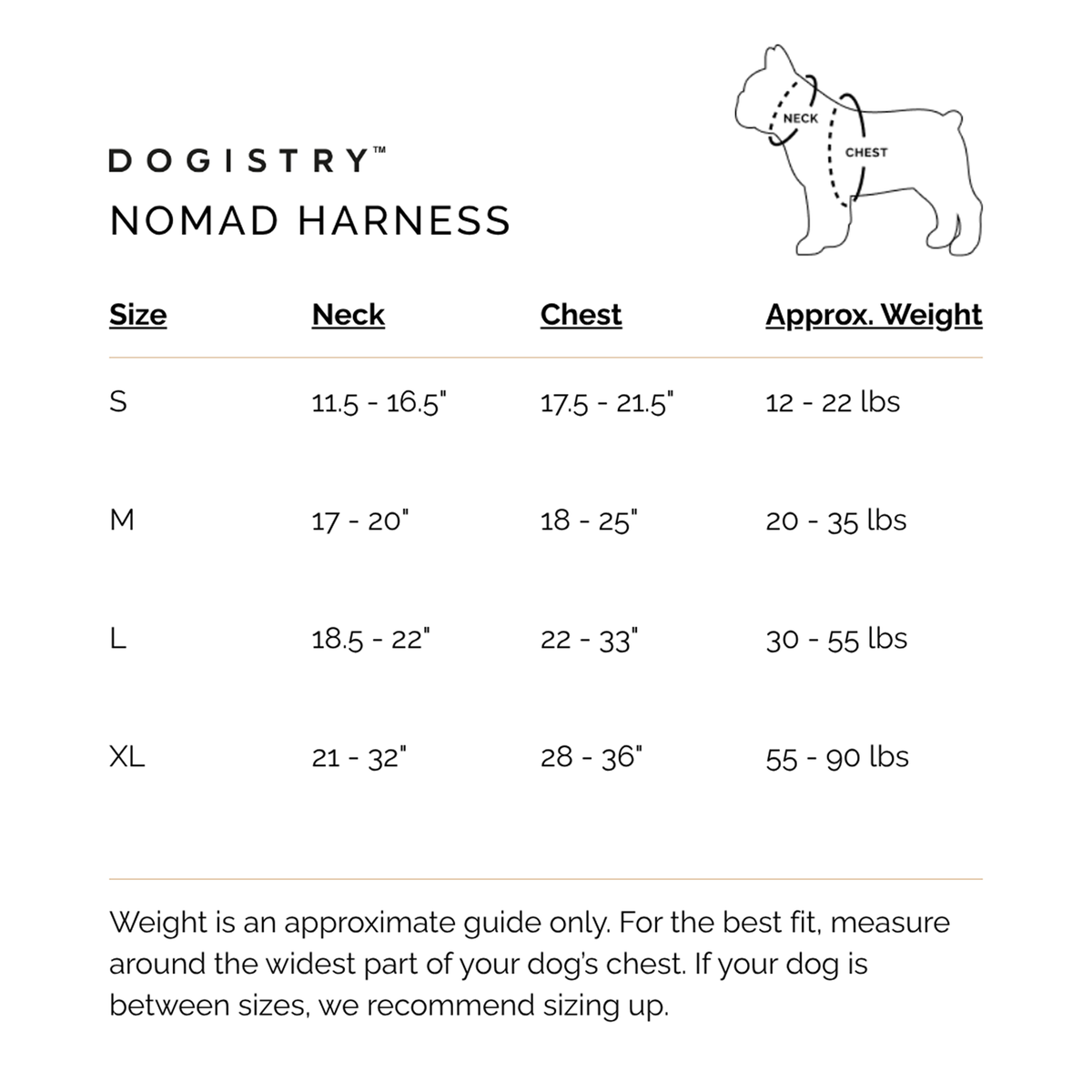 The NoMad Adjustable Luxe Harness - Denim