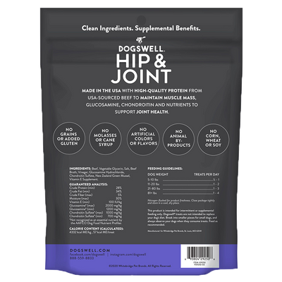Dogswell Hip & Joint Jerky Treats, Beef (10oz)