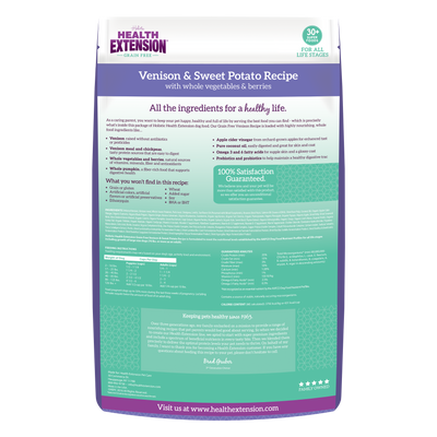 Grain Free Venison & Sweet Potato Recipe
