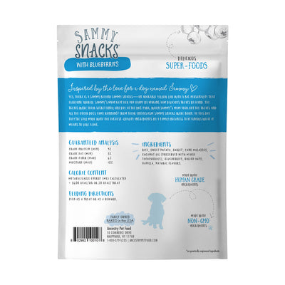 Sammy Snacks With Blueberries