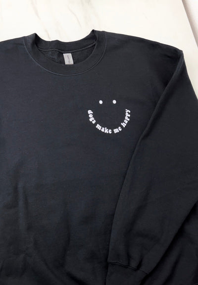 dogs make me happy sweatshirt