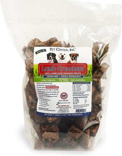 PCI Lamb Crunchers Lung Bites Dog Treats (7oz)