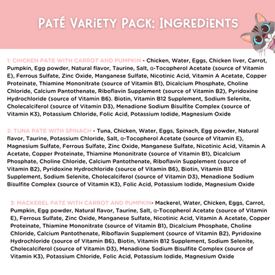 Paté Variety Pack, 2.8-oz