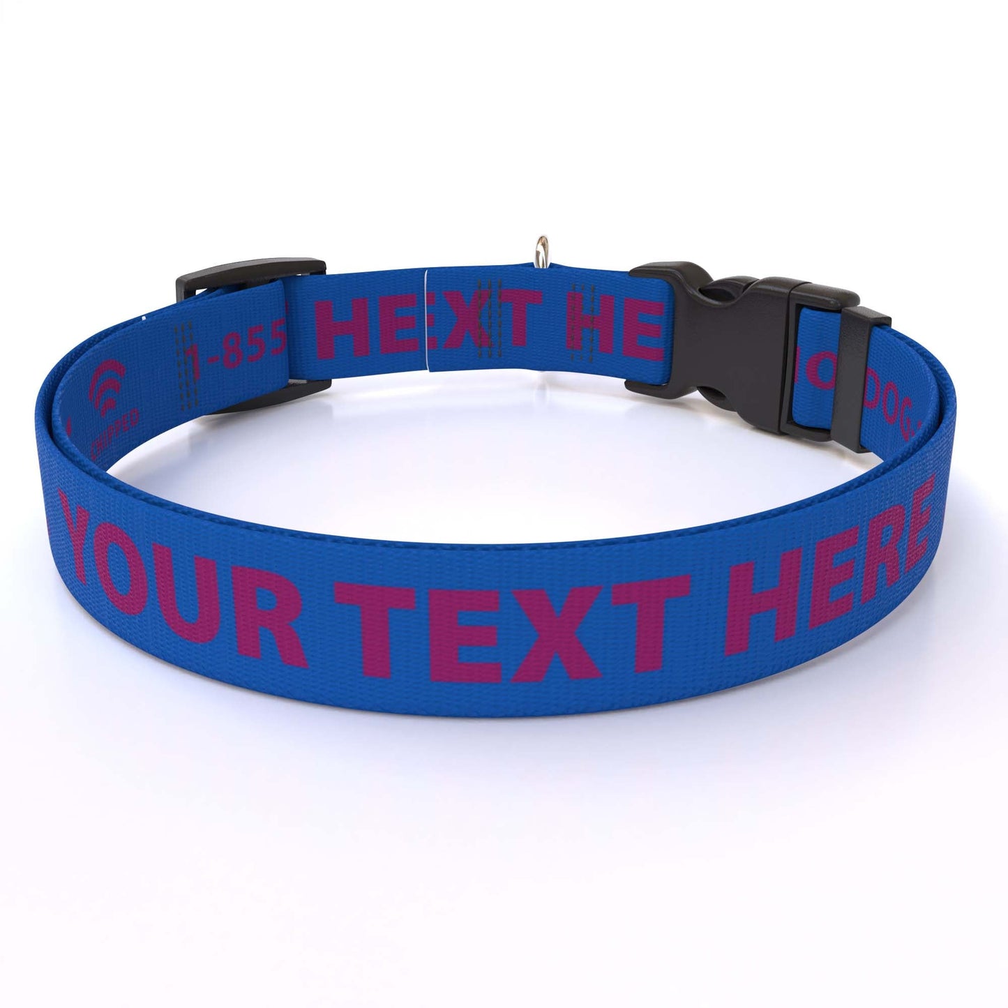 Personalized Dog Collar with Name - Solid Colors