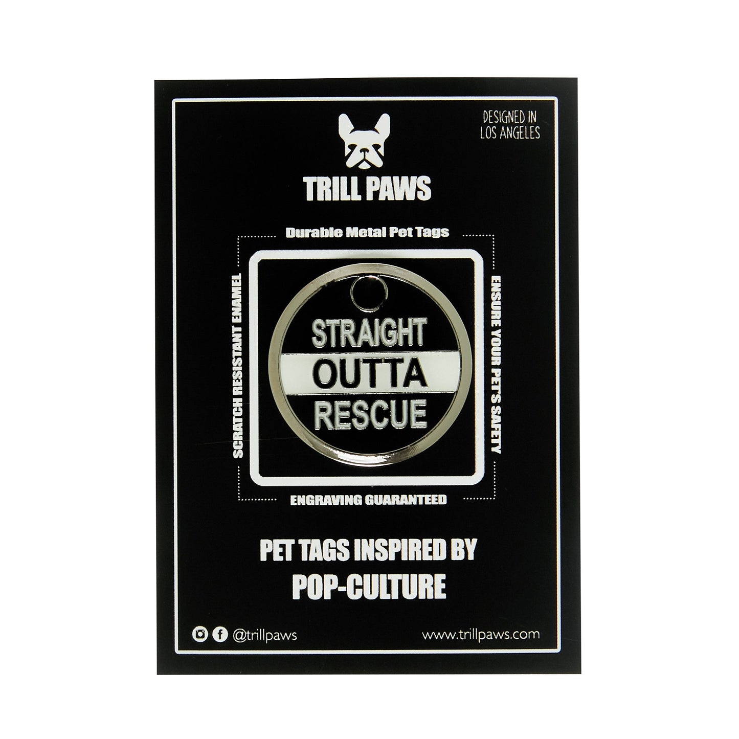 Straight Out of Rescue Tag