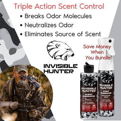Invisible Hunter Scent Eliminator 8oz Refill