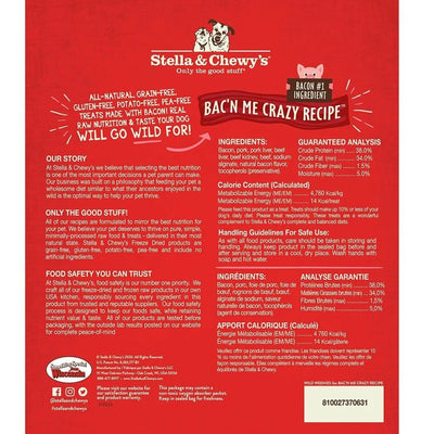 Stella & Chewy’s Freeze Dried Wild Weenies Bacon Dog Treats (3oz)