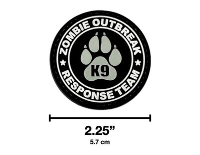 ZOMBIE OUTBREAK Glow PVC Morale Patch