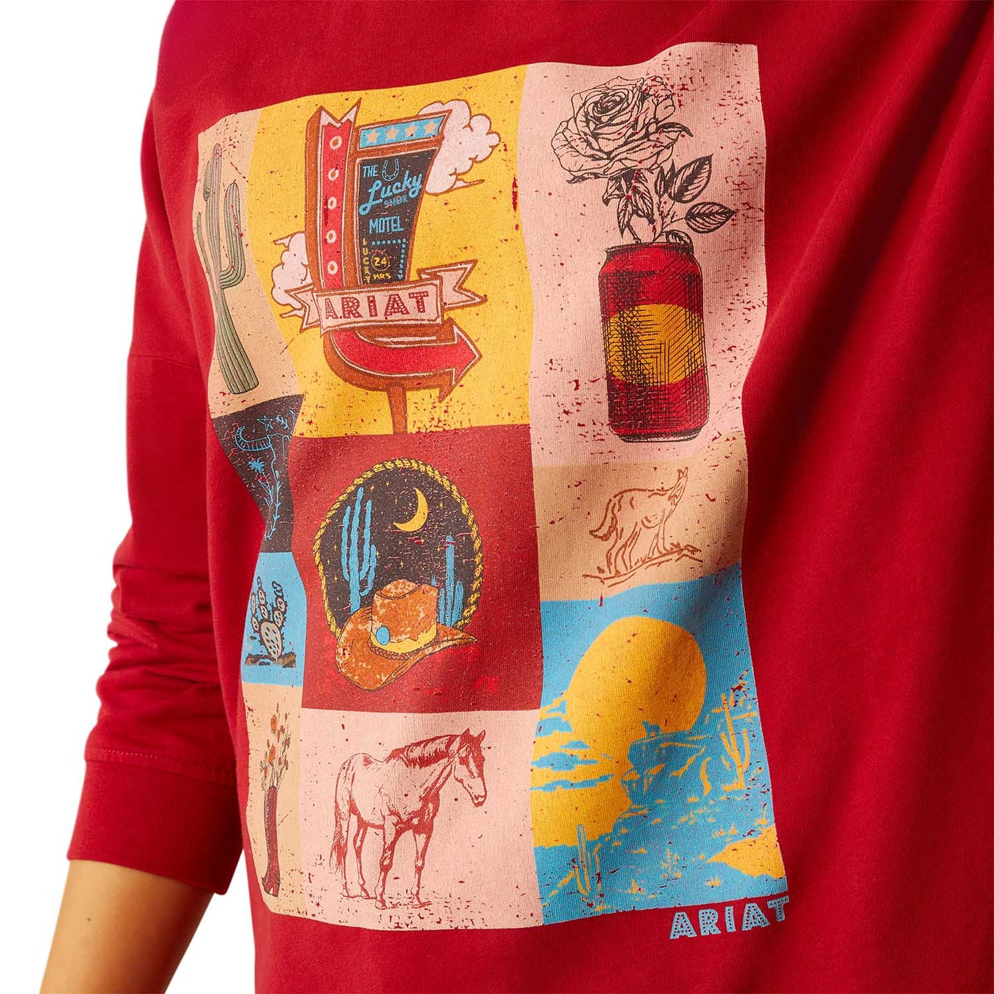 Ariat Women's Roadside Oversized Long Sleeve Shirt