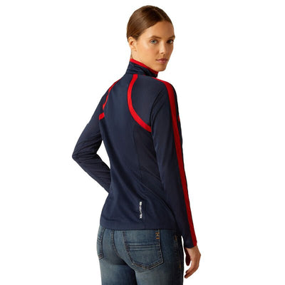 Ariat Women's Sunstopper 3.0 1/4 Zip Baselayer Shirt – High Performance Sun Shirt for Riding
