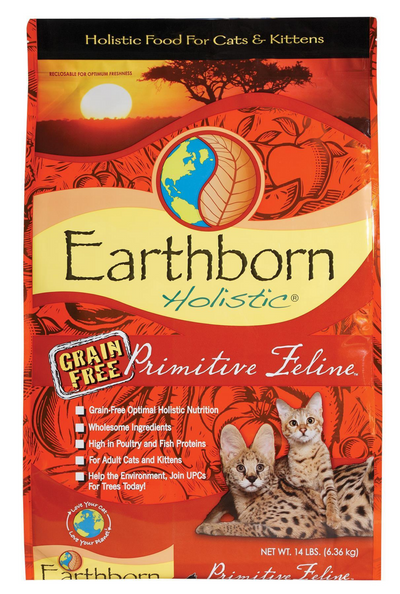 Earthborn Holistic Primitive Feline Grain-Free Dry Cat Food