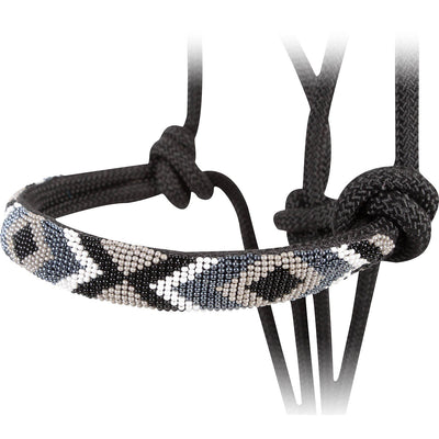 Cashel Beaded Patterned Rope Halter with 9 ft Lead