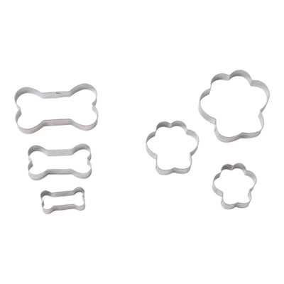 Country Living 6-Piece Stainless Steel Dog Treat Cookie Cutter Set