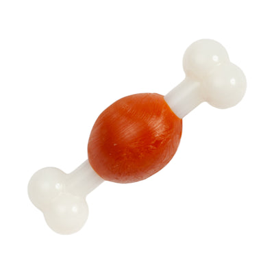 Country Living Beef-Flavored TPR & Nylon Bone Dog Chew Toy, 5.4 × 1.7 in