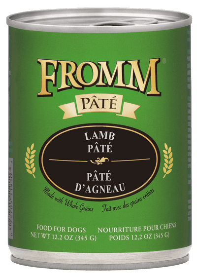 Fromm All Life Stages Grain-Free Lamb & Sweet Potato Pate Wet Dog Can (12.2oz)