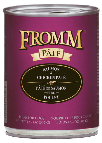 Fromm All Life Stages Salmon & Chicken Pate Wet Dog Can (12.2oz)