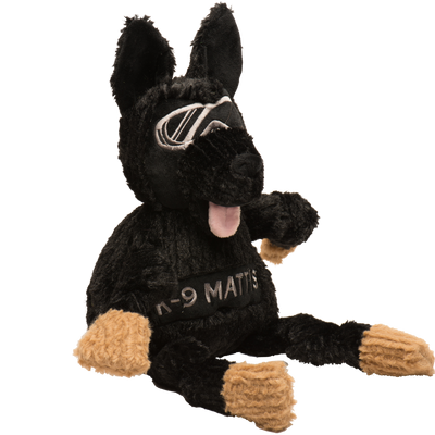 HuggleCause™, Project K-9 Hero, K-9 Mattis Knottie® Plush Dog Toy, Large