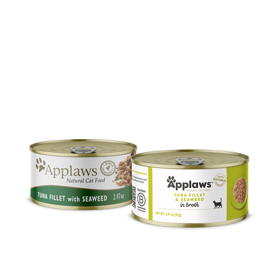 Applaws Adult Tuna and Seaweed Wet Cat Food (2.47oz)