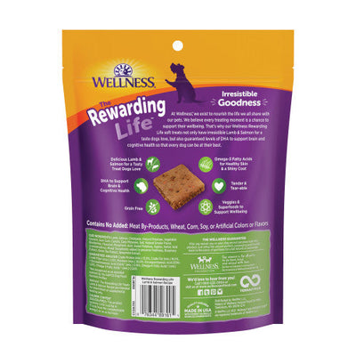 Wellness All Life Stages Rewarding Life Lamb and Salmon Soft Dog Treats (6oz)