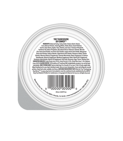 Merrick Lil' Plates Grain Free Tiny Thanksgiving Dinner Wet Dog Food (3.5oz)