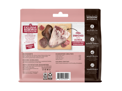 Earth Animal Wisdom Air Dried From The Land Jerky Dog Treats (4oz)