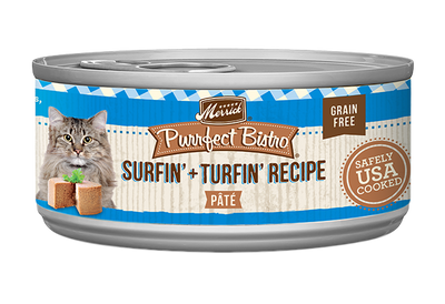 Merrick Purrfect Bistro Grain Free Adult Land & Sea Pate Cat Food