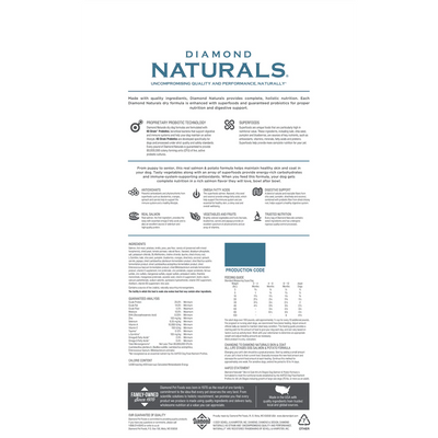 Diamond Naturals Adult Skin & Coat Salmon and Potato Dry Dog Food