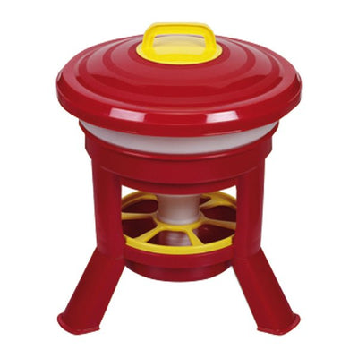 Imperial Hopper Feeder with Legs, 20 Liter – Large Capacity Plastic Poultry Feeder