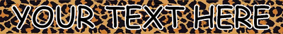 Personalized Leopard Print Dog Collar