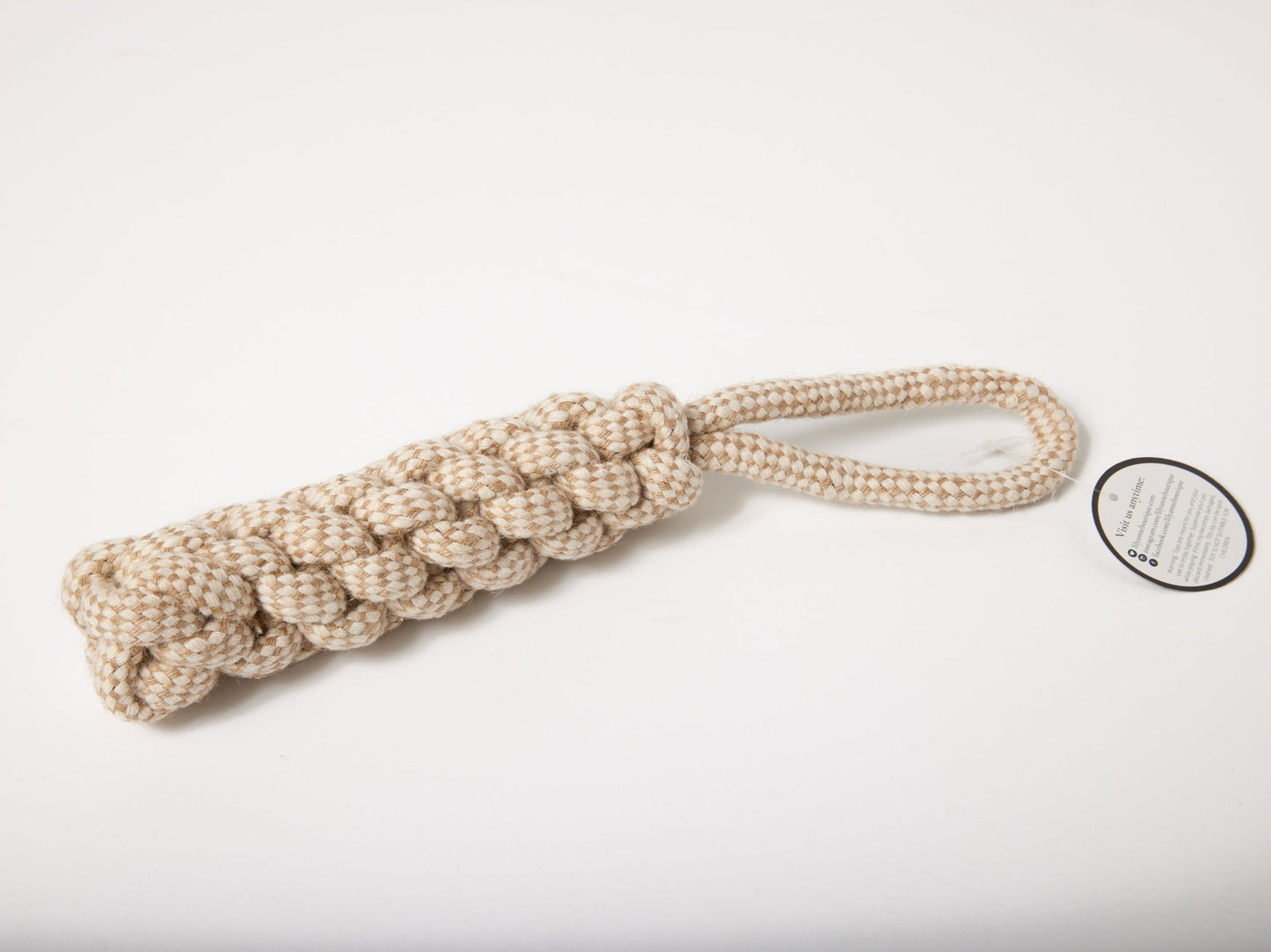 Hemp Rope Toy - Braided Bar With Handle