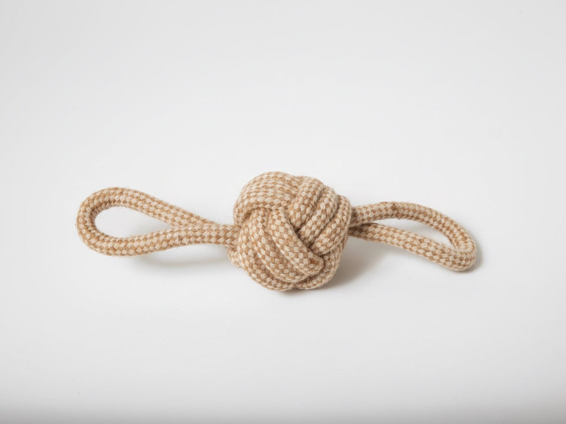 Hemp Rope Toy - Ball With 2 Handles