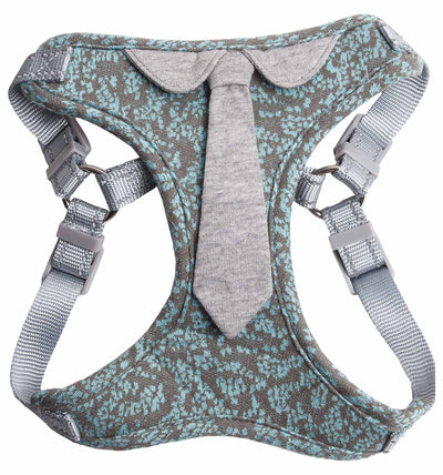 Pet Life ® 'Fidomite' Mesh Reversed and Adjustable Fashion Dog Harness W/ Designer Neck Tie