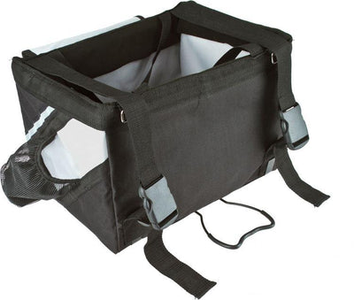 Pet Life ® 'Fur-Cycle' 2-in-1 Bicycle Bike Attachment Soft Folding Fashion Travel Pet Dog Carrier Crate