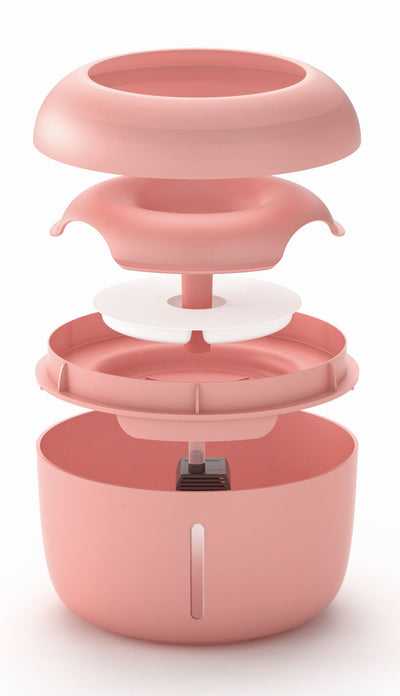 Pet Life ® 'Moda-Pure' Ultra-Quite Filtered Dog and Cat Fountain Waterer