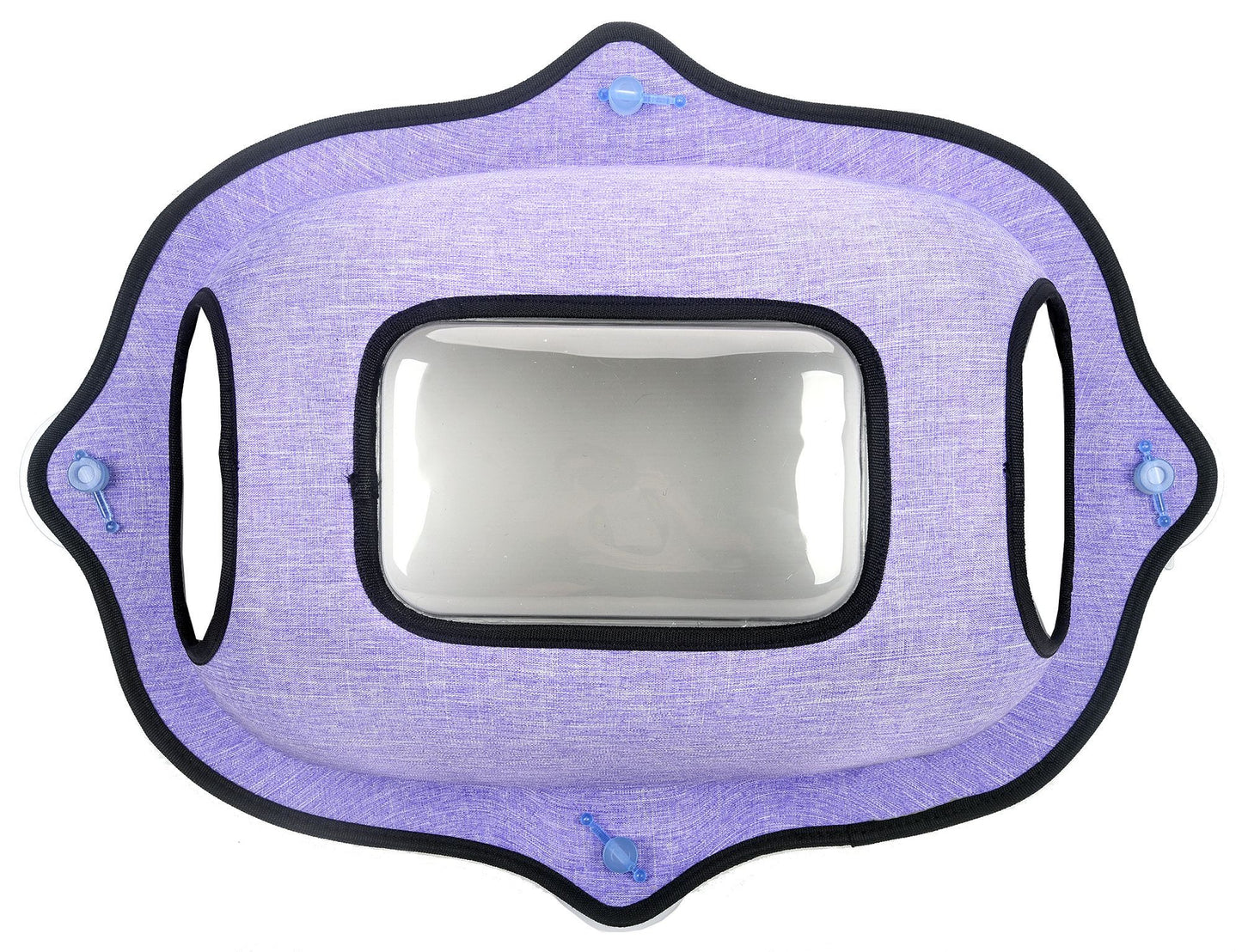 Pet Life ® 'Purr-view' See-through Suction Cup Kitty Cat Lounger and Bed