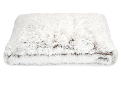 Arctic Shag Rectangular Faux Fur Dog Pillow Bed