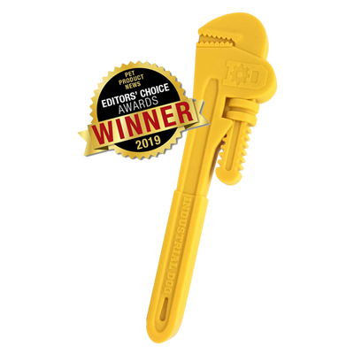 Pipe Wrench Nylon Dog Toy for Aggressive Chewers | USA Made | SodaPup