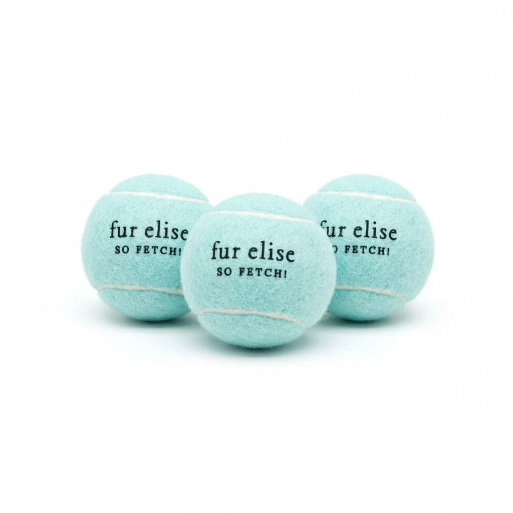 Fur Elise So Fetch! Tennis Ball Pack of 3 - Cloud