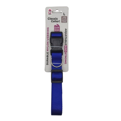 Quick-Release Nylon Dog Collar, Small to Large