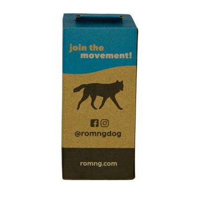 bio-based dog poop bags + bamboo dispenser