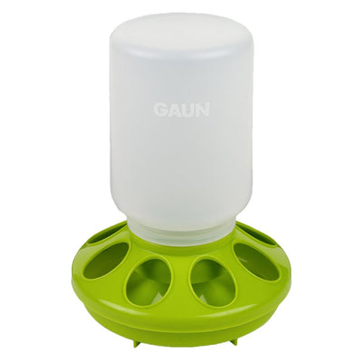 Small Plastic Chick Feeder, 1 Quart Bottle & Base for Chicks and Quail