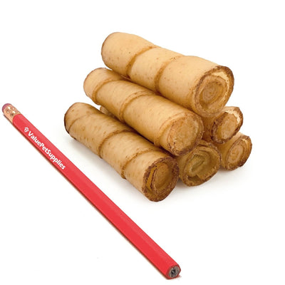 ValueBull USA Pig Skin Twist Rolls, 4-5 Inch, Smoked, 25 Count