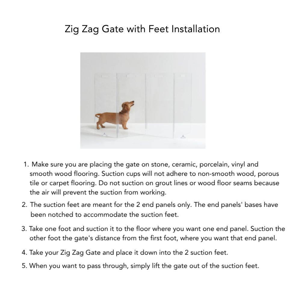 Low Zig Zag Gate
