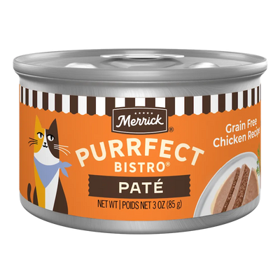 Merrick Purrfect Bistro Grain Free Adult Chicken Pate Cat Food (3oz)