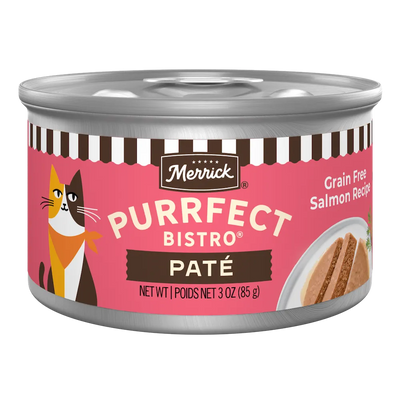 Merrick Purrfect Bistro Grain Free Adult Salmon Pate Cat Food (3oz)