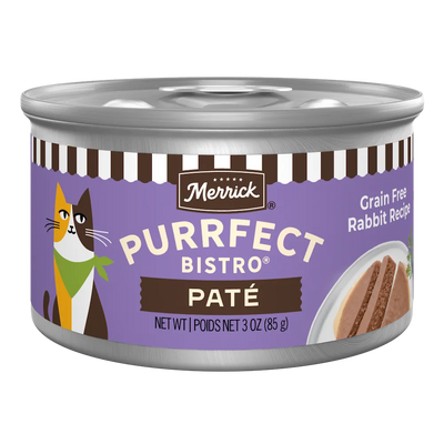 Merrick Purrfect Bistro Grain Free Adult Rabbit Pate Cat Food