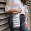 Silver Shiny HydroBag® with Solid Silver Strap